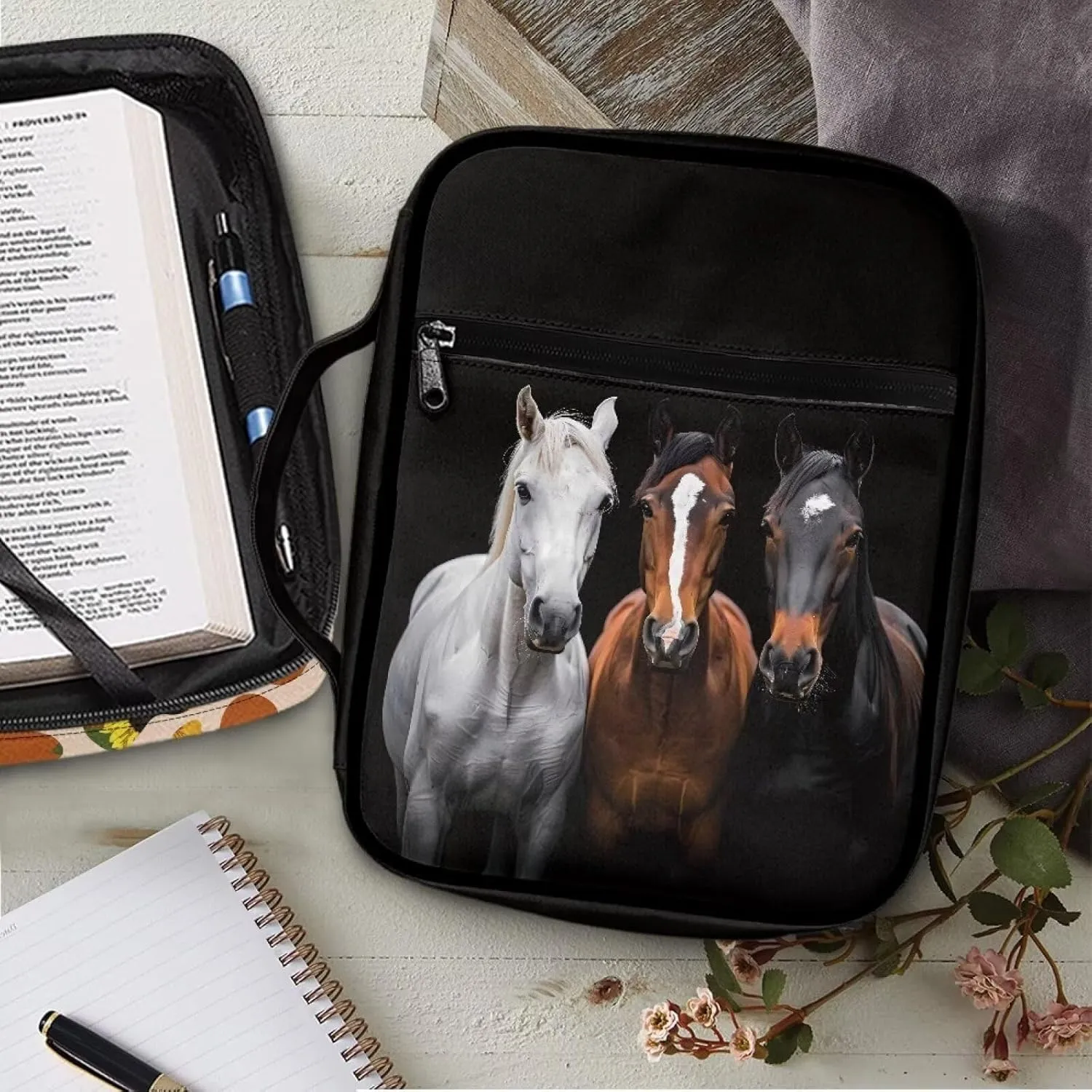 1 Pack Bible Covers Protective Bible Case for Women Men Kids Accessories for Travel Office School