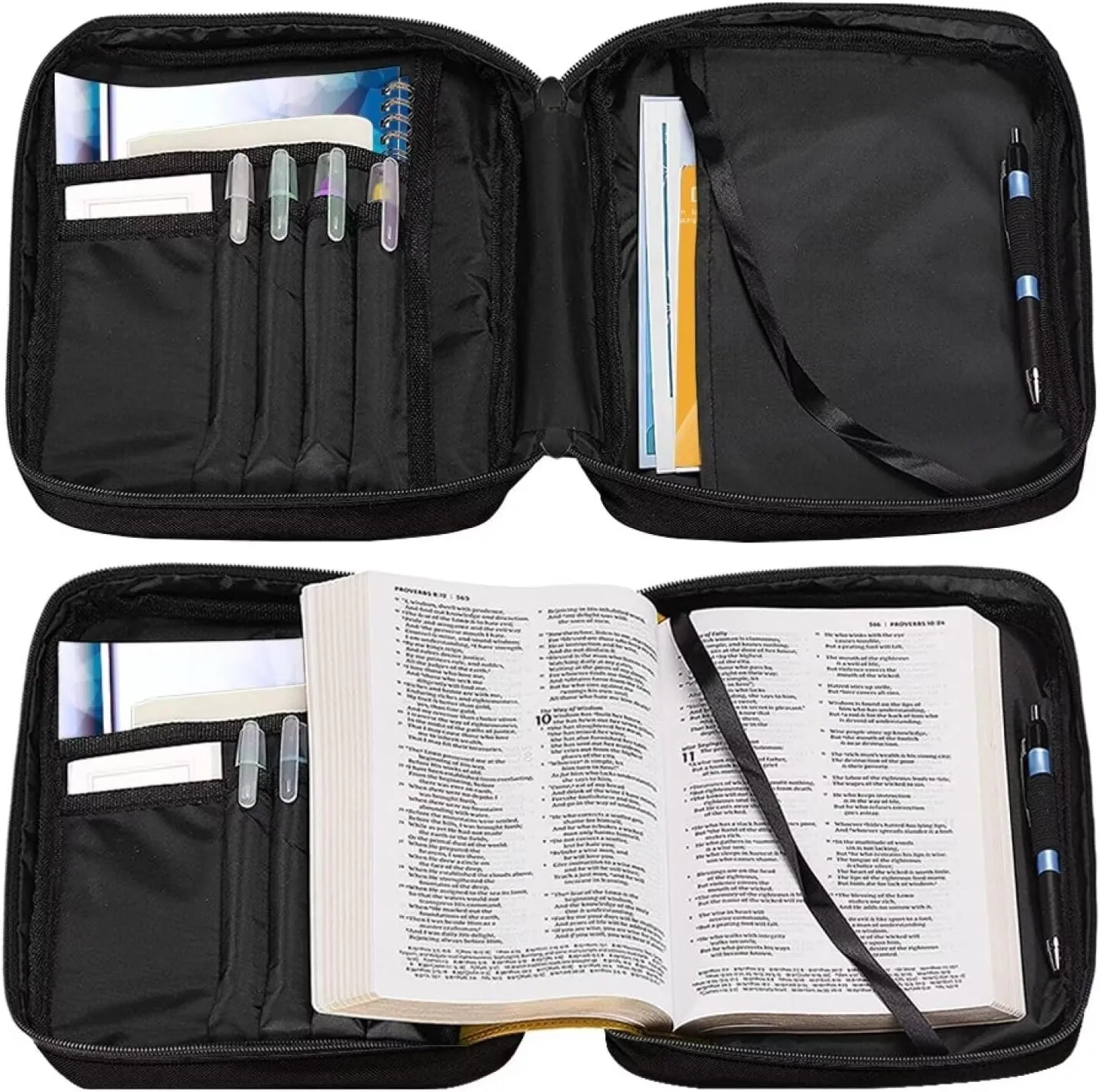 1 Pack Bible Covers Protective Bible Case for Women Men Kids Accessories for Travel Office School