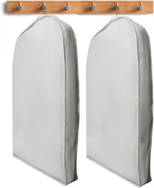100% Cotton Garment Bag | Long | Breathable Garment Bags for Hanging Clothes | Garment Storage Bag for Long Dresses & Coats Storage | Pack of 1 (42 Inch)