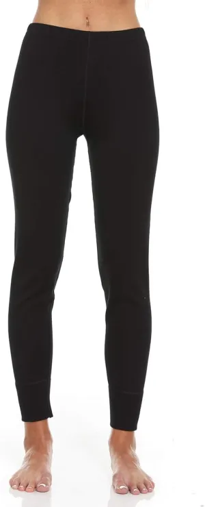 100% Merino Wool Women's Base Layer Bottoms - Thermal Underwear - No Itch Renewable Fabric