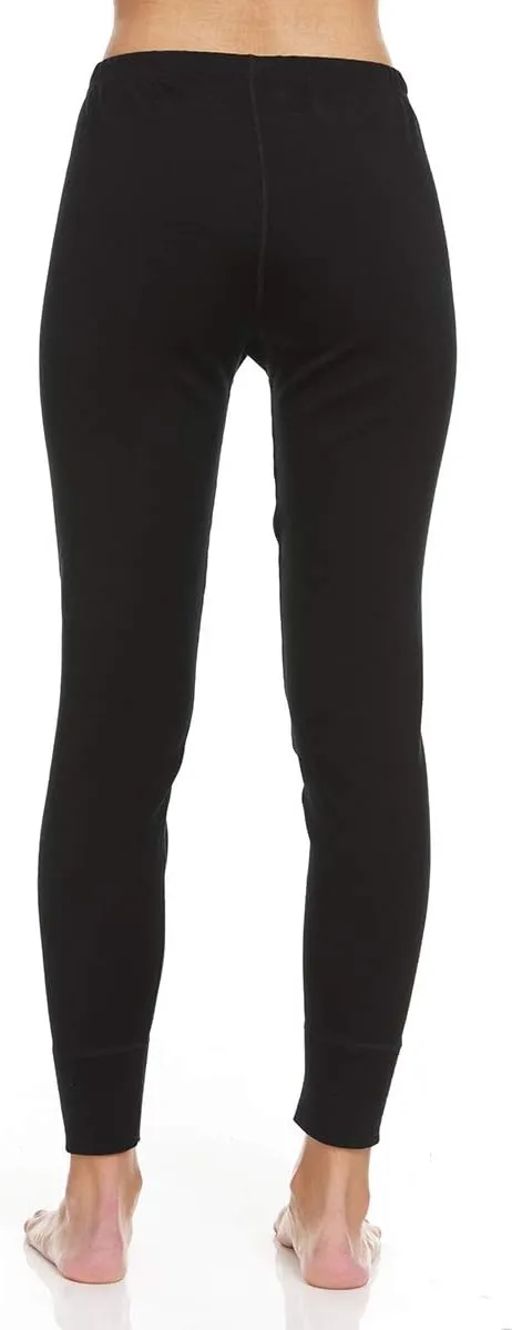 100% Merino Wool Women's Base Layer Bottoms - Thermal Underwear - No Itch Renewable Fabric
