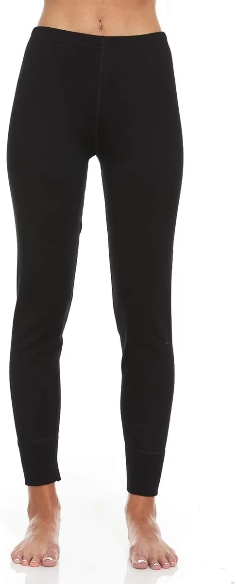 100% Merino Wool Women's Base Layer Bottoms - Thermal Underwear - No Itch Renewable Fabric