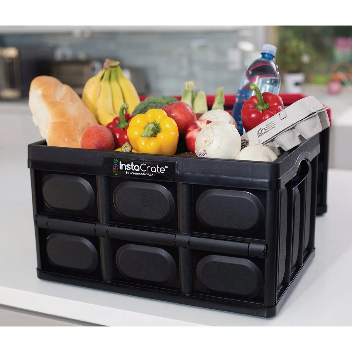 12 Gallon Plastic Collapsible Tote