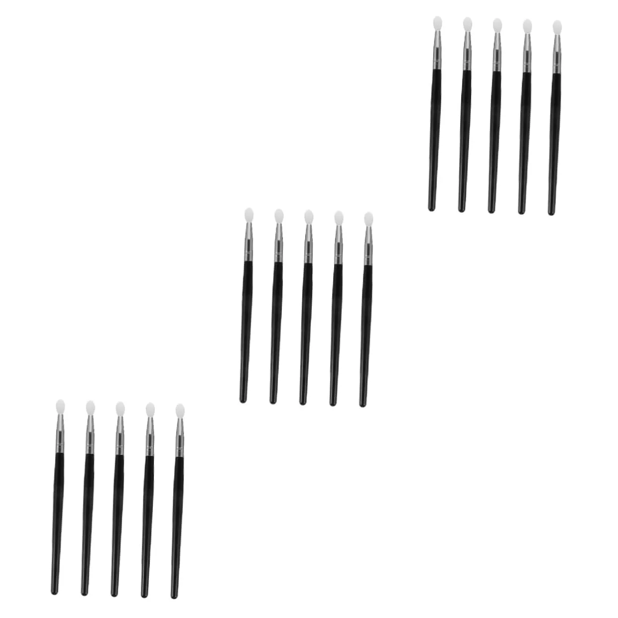 15pcs Silicone Lip Applicator Precision Makeup Brush for Lipstick Eyeshadow Soft Design Portable for Travel for Women Girls Handle