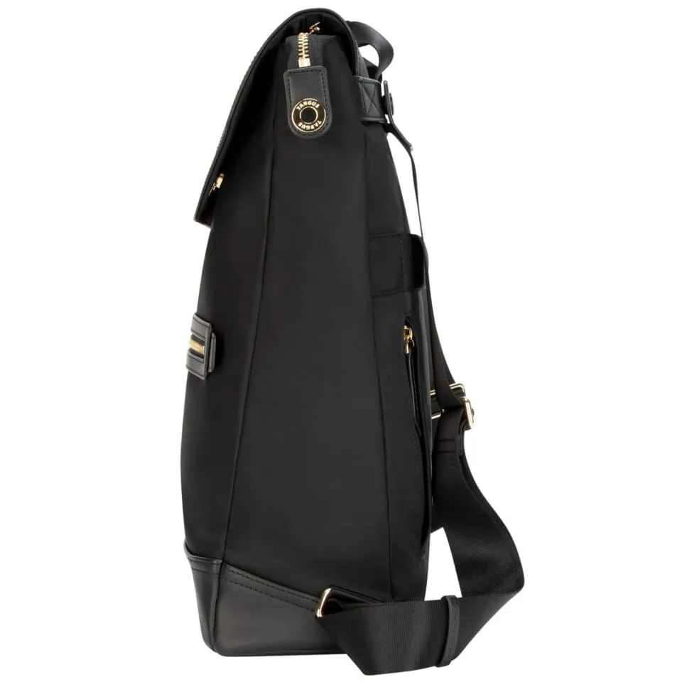 15" Newport Convertible 2-in-1 Messenger Backpack (Black)
