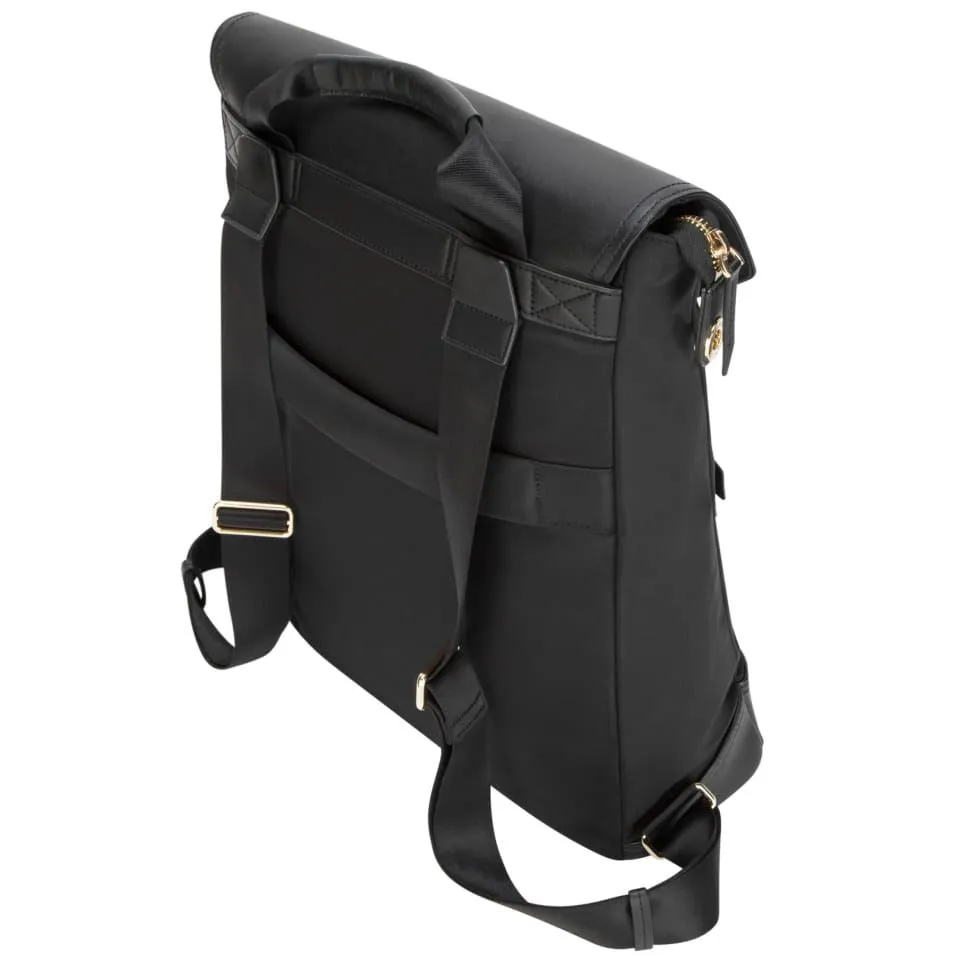15" Newport Convertible 2-in-1 Messenger Backpack (Black)