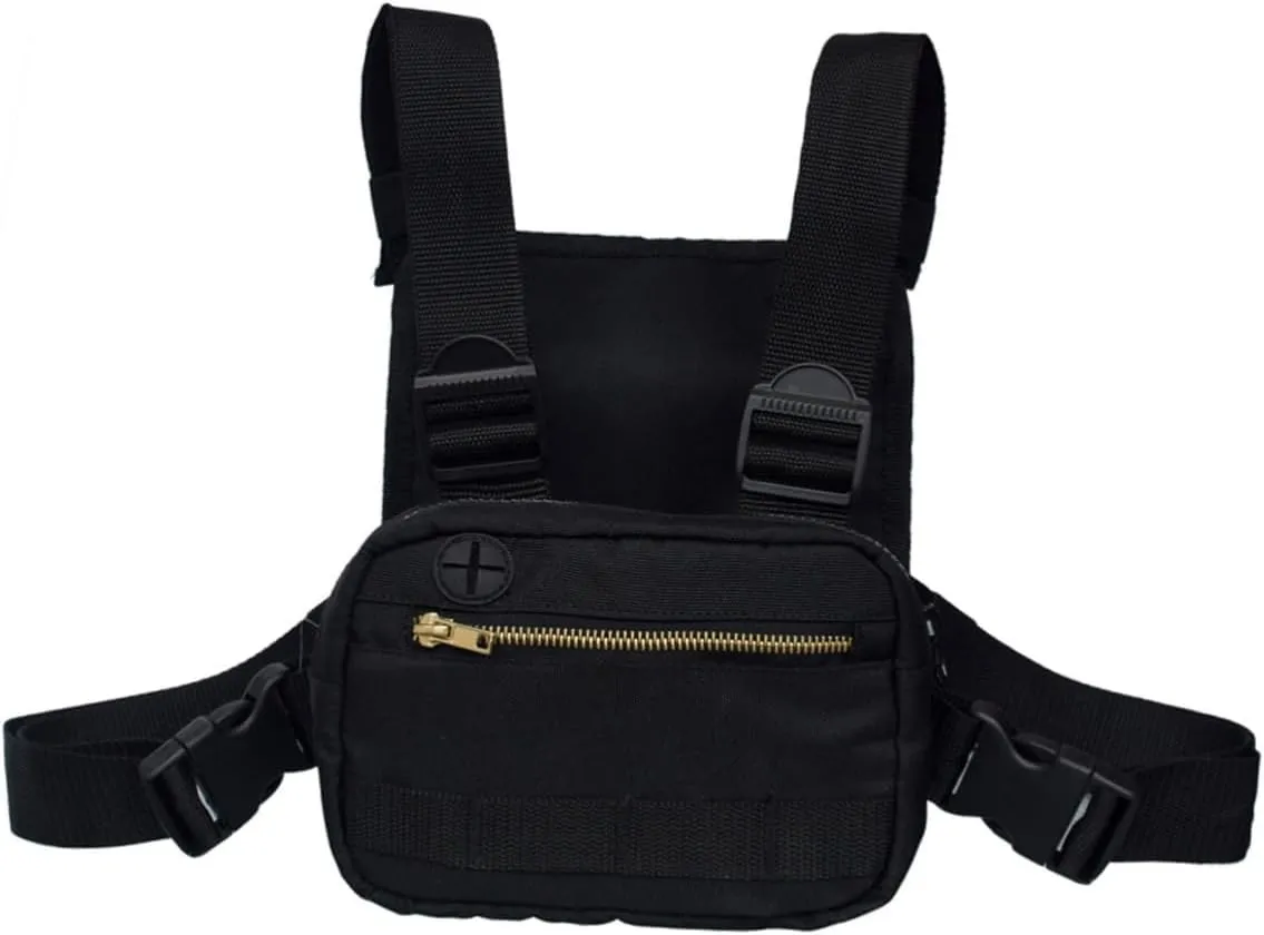 1pc Chest Bag for Men Sports Wear Pouch Fanny Pack Front Bag Lightweight and Comfortable for Outdoor Hiking Camping