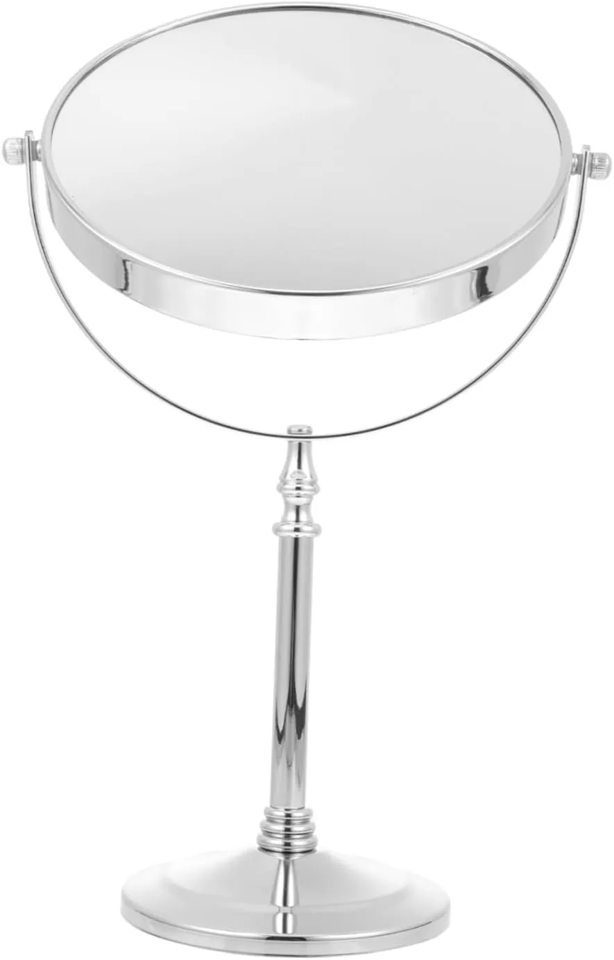 1pc Double-Sided Makeup Mirror Magnification Desktop Vanity Mirror for Girls Stable for Home Use Travel