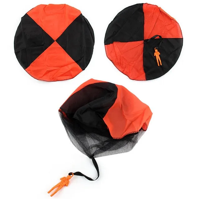 1PCS Hand Throwing kids Mini Play Parachute Toy Kids Outdoor Games