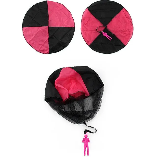 1PCS Hand Throwing kids Mini Play Parachute Toy Kids Outdoor Games