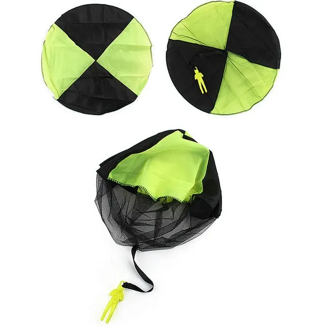 1PCS Hand Throwing kids Mini Play Parachute Toy Kids Outdoor Games