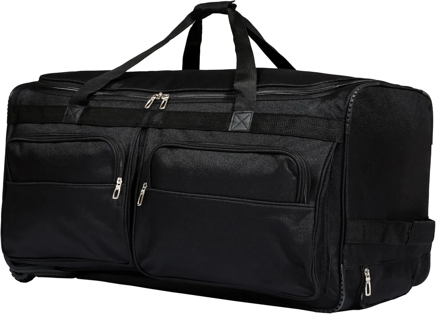 2 Wheeled Rolling Duffel Bag, Black, 30-Inch, 300001