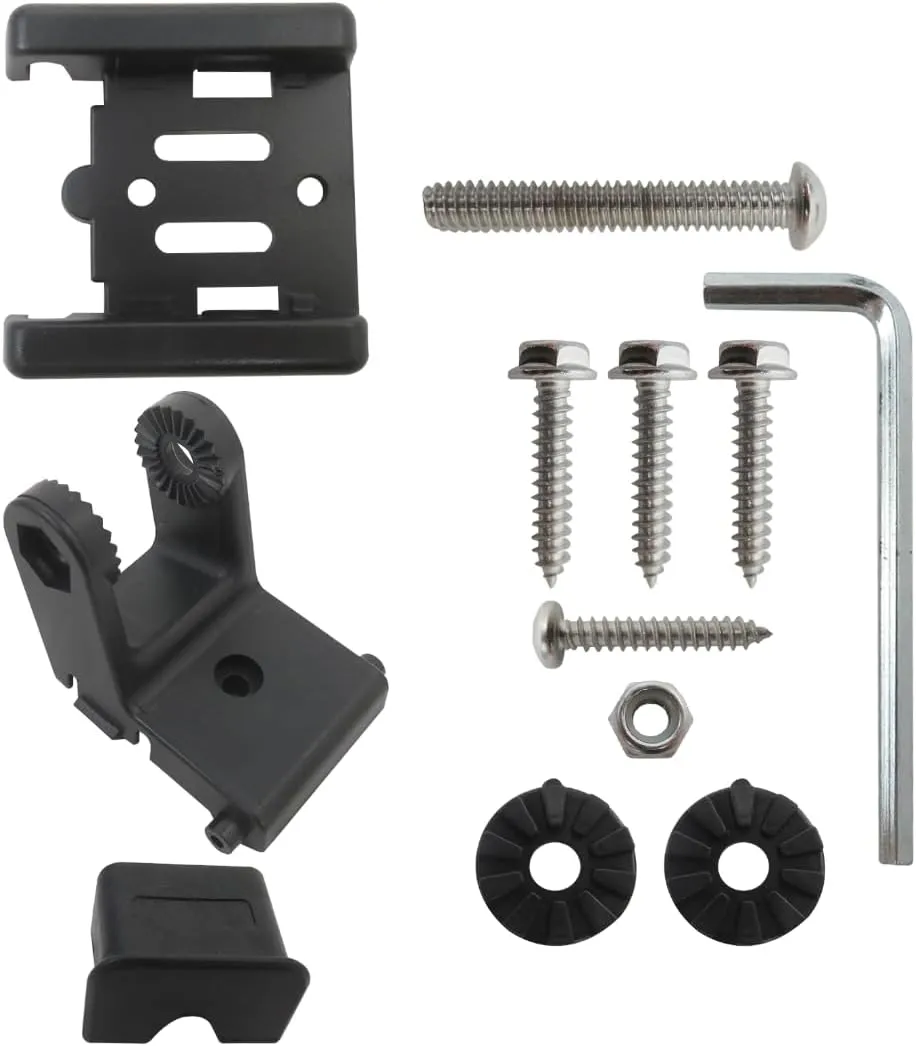 2024 Upgrade 7400931 Transducer Bracket kit Replacement for Fish Finder Mount, for Models Helix 12 Chirp SI GPS, Helix 10 SI GPS, Black