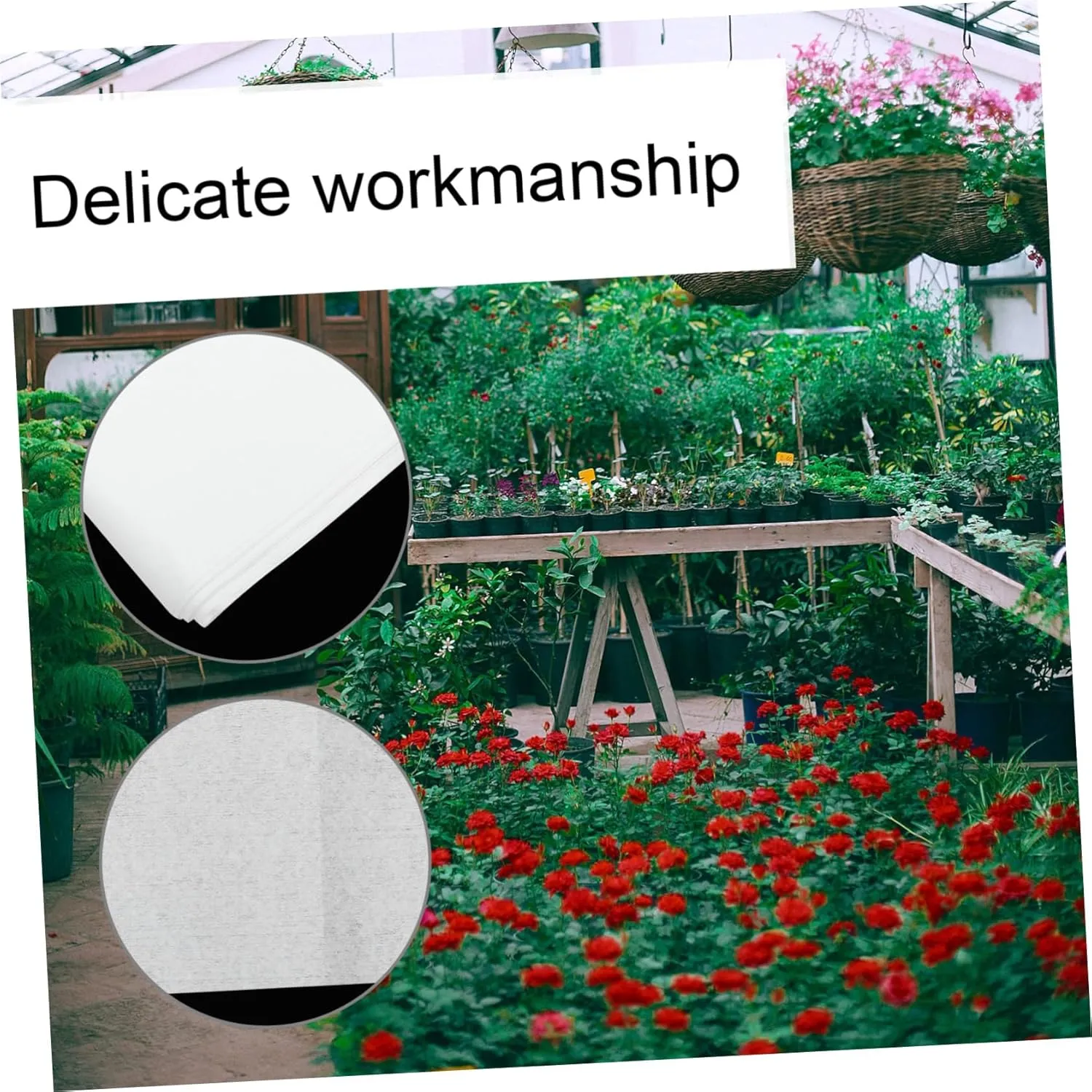 20pcs Protective Sprout Fabric Moisturizing Irrigation Cover for Efficient Soilless Planting