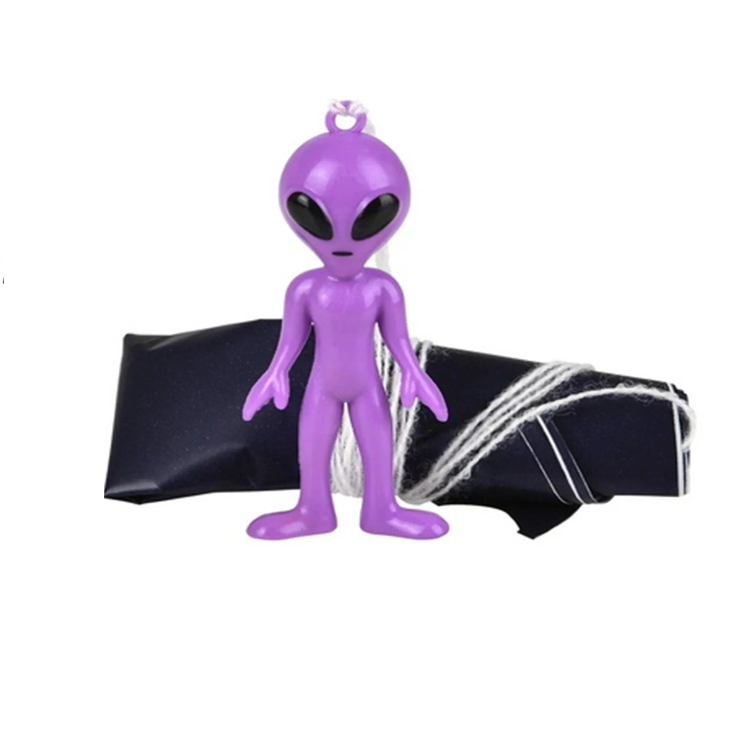 2.25" Alien Paratrooper – Wholesale Parachute Drop Toy  (Sold By 48 PCS)
