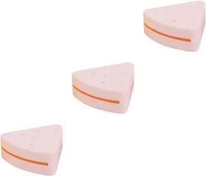 2pcs Bag Breathable Cosmetic Make Silicone Puff Makeup Holder Powder Storage Tool Organizer, Pinkx3pcs, 7.1x6.7cmx3pcs