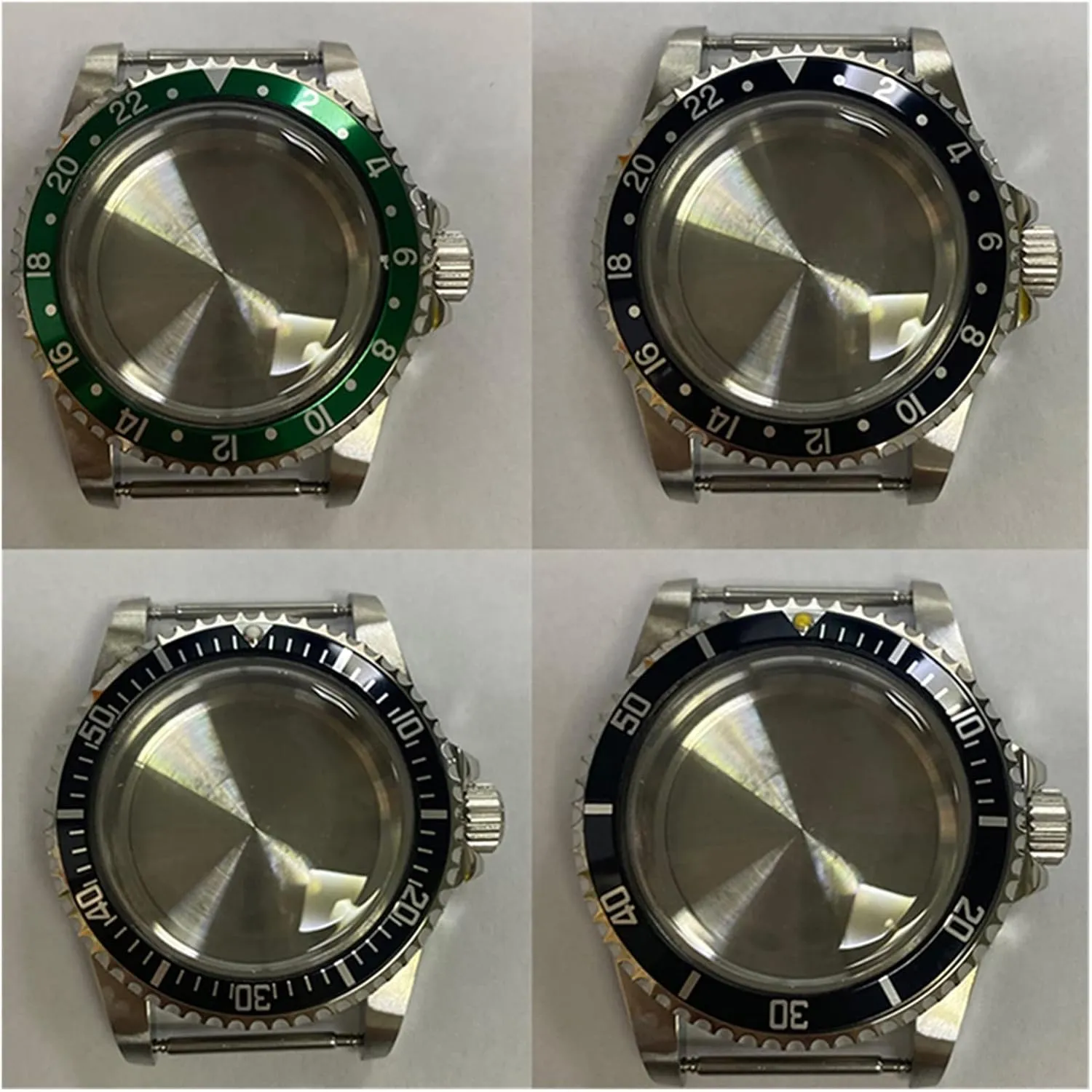 39.5MM Stainless Steel Watch Case for NH35 NH36 Mechanical Watch Movement Repair Part Watch Cases (Color : 3)