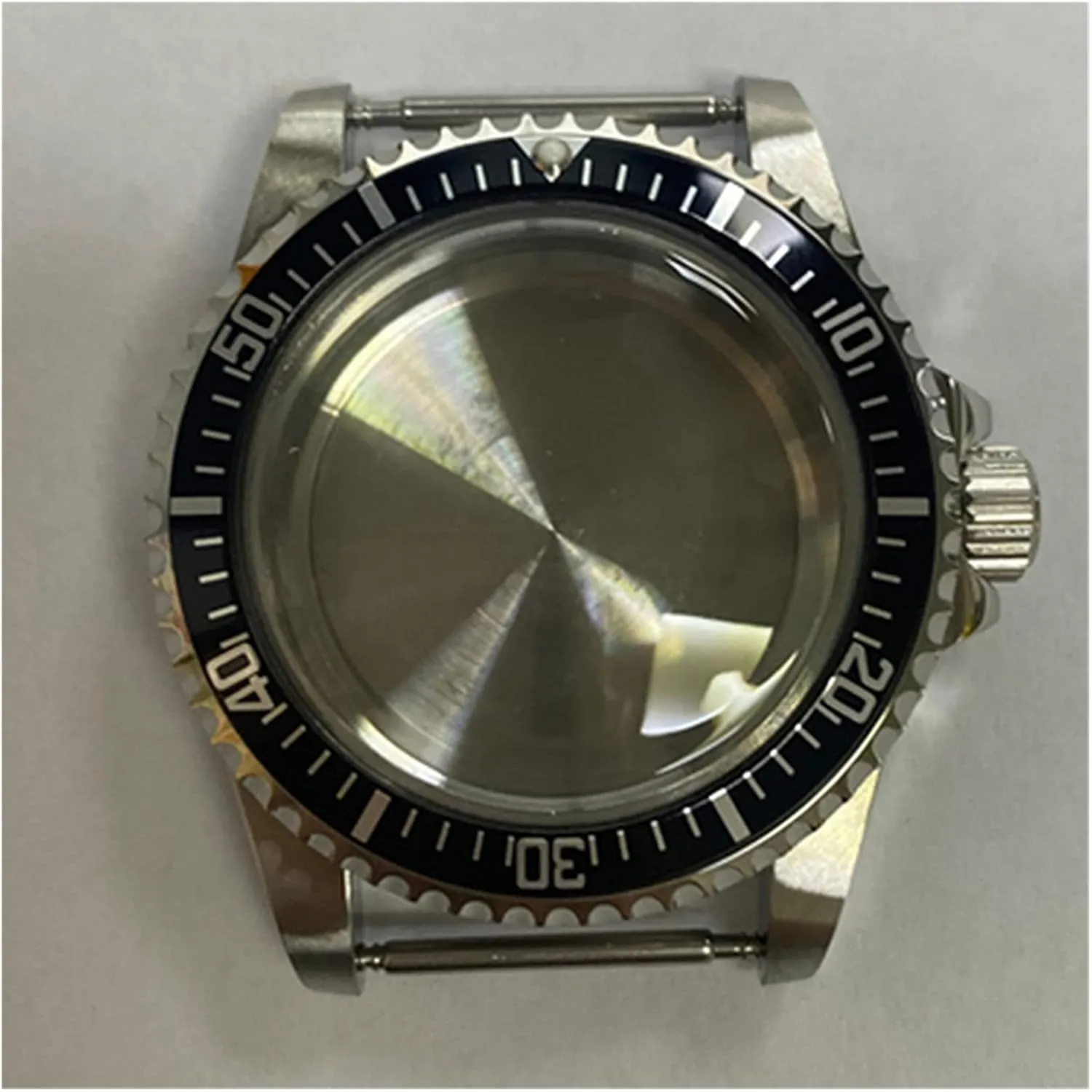 39.5MM Stainless Steel Watch Case for NH35 NH36 Mechanical Watch Movement Repair Part Watch Cases (Color : 3)