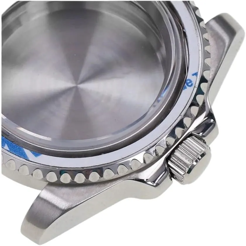 40mm Watch Case Diving Waterproof With Sapphire Crystal For Nh35 Nh36 Mechanical Movement Skx007 Mods Watch case