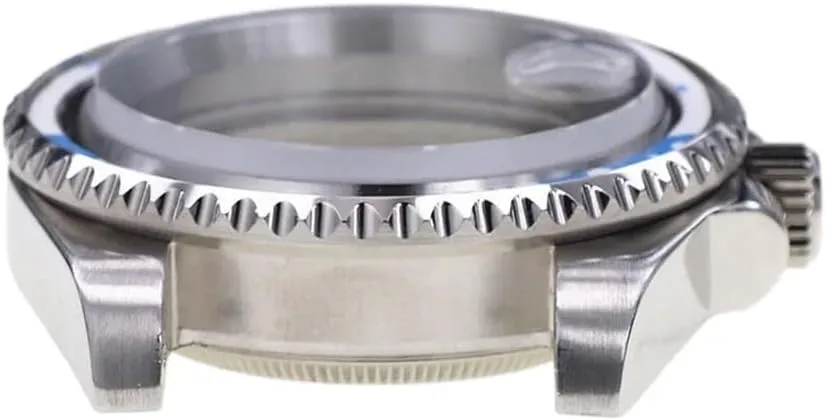 40mm Watch Case Diving Waterproof With Sapphire Crystal For Nh35 Nh36 Mechanical Movement Skx007 Mods Watch case