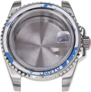 40mm Watch Case Diving Waterproof With Sapphire Crystal For Nh35 Nh36 Mechanical Movement Skx007 Mods Watch case