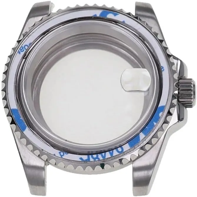 40mm Watch Case Diving Waterproof With Sapphire Crystal For Nh35 Nh36 Mechanical Movement Skx007 Mods Watch case