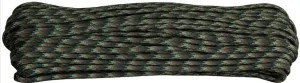 550 Parachute Cord, 100ft Woodland Camo Colour RG005H