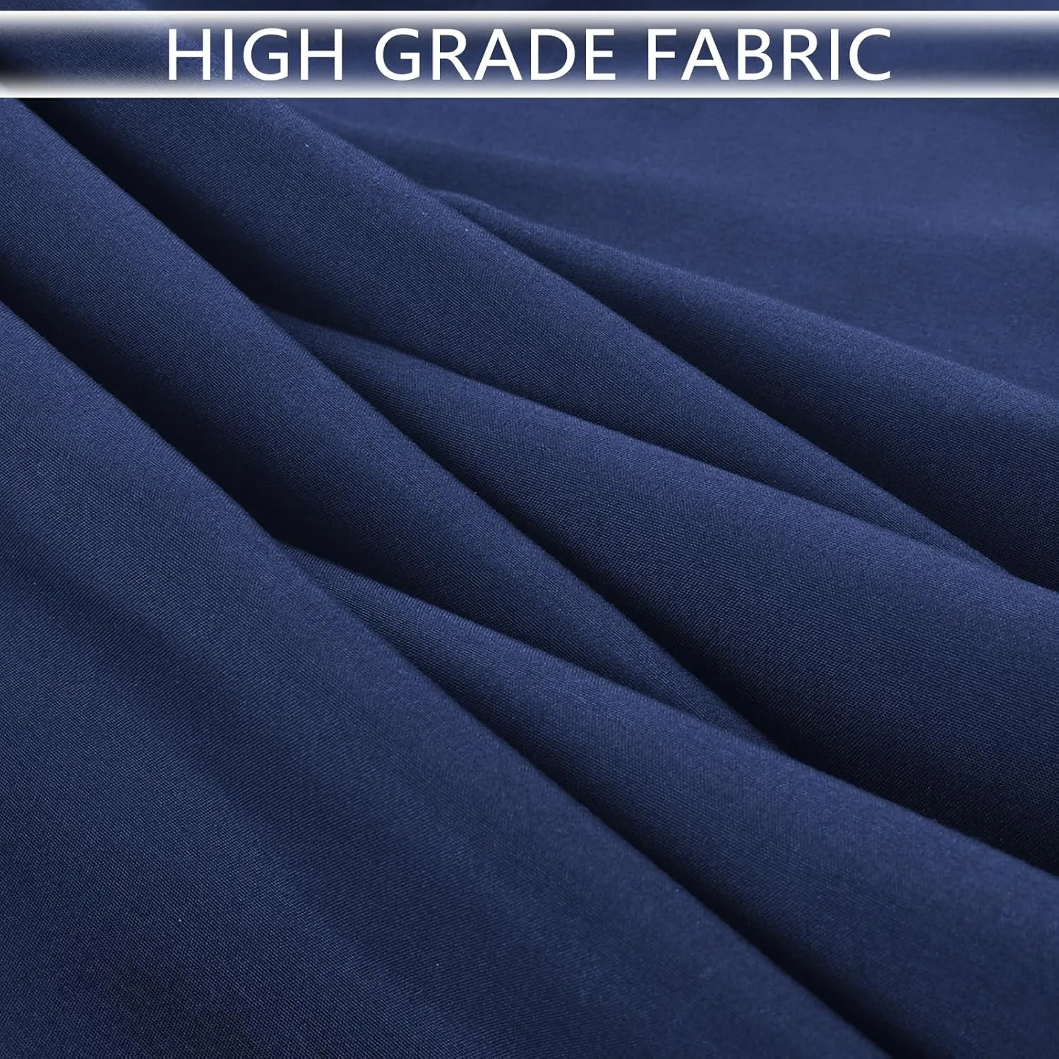 8 Packs Navy Blue Tablecloth Rectangle 60x102 Inch Rectangular Table Cloth for 6 Foot Rectangle Tables, Wrinkle Resistant Polyester Fabric Tablecloth Washable Table Cover for Wedding Party Decor