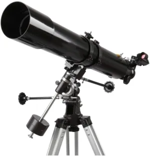 80mm Astronomy Refractor Telescope with 900mm Focal Length, Adjustable Tripod, Travel Bag, Perfect for Kids & Beginners