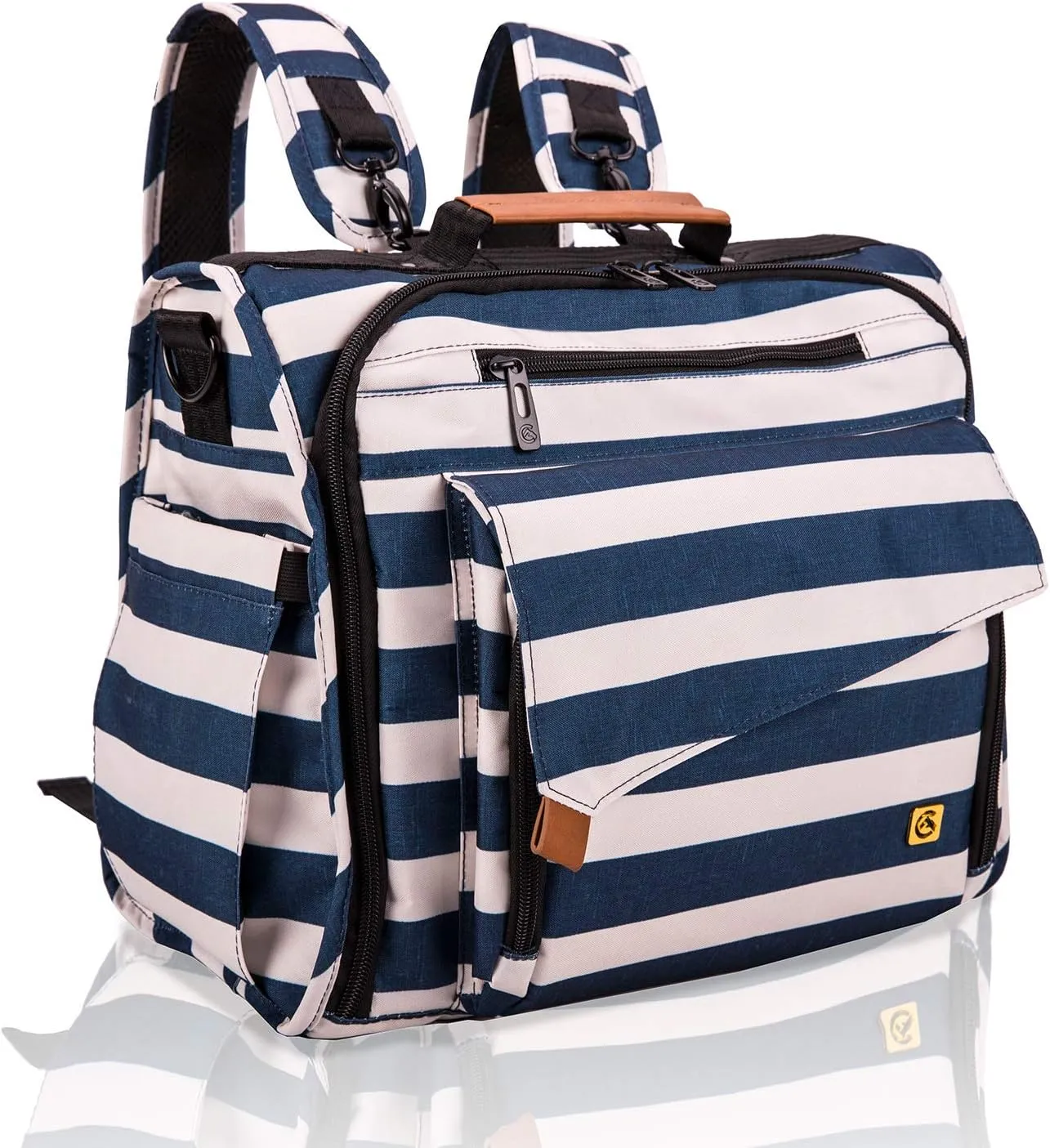 ALLCAMP Diaper Bag Large, Support Baby Stroller, Converted Into a Tote Bag