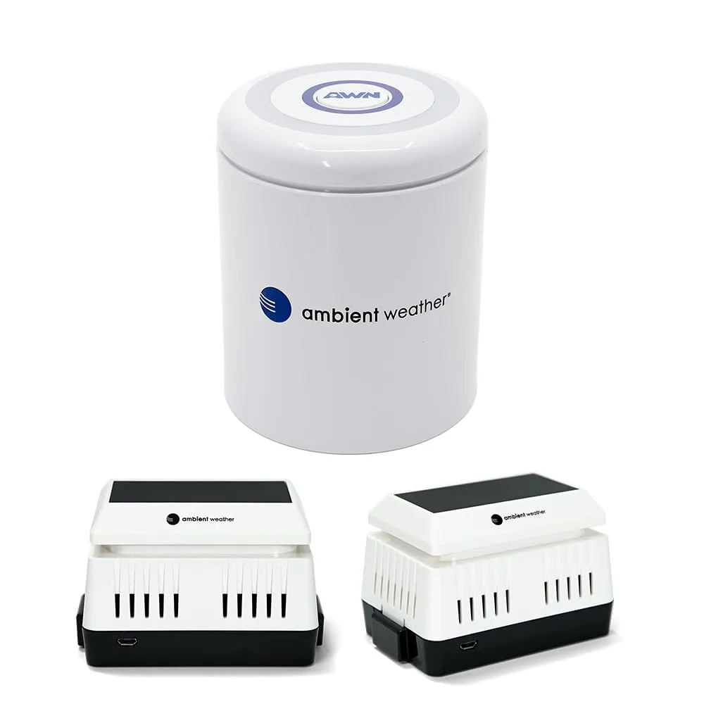 Ambient Weather Network Weather Hub Air Quality Bundle with PM2.5, PM10 and CO2 Monitoring