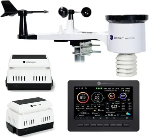 Ambient Weather WS-2000 Air Quality Bundle with PM2.5, PM10 and CO2 Monitoring