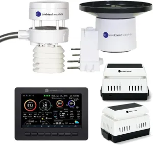 Ambient Weather WS-5000 Air Quality Bundle with PM2.5, PM10 and CO2 Monitoring