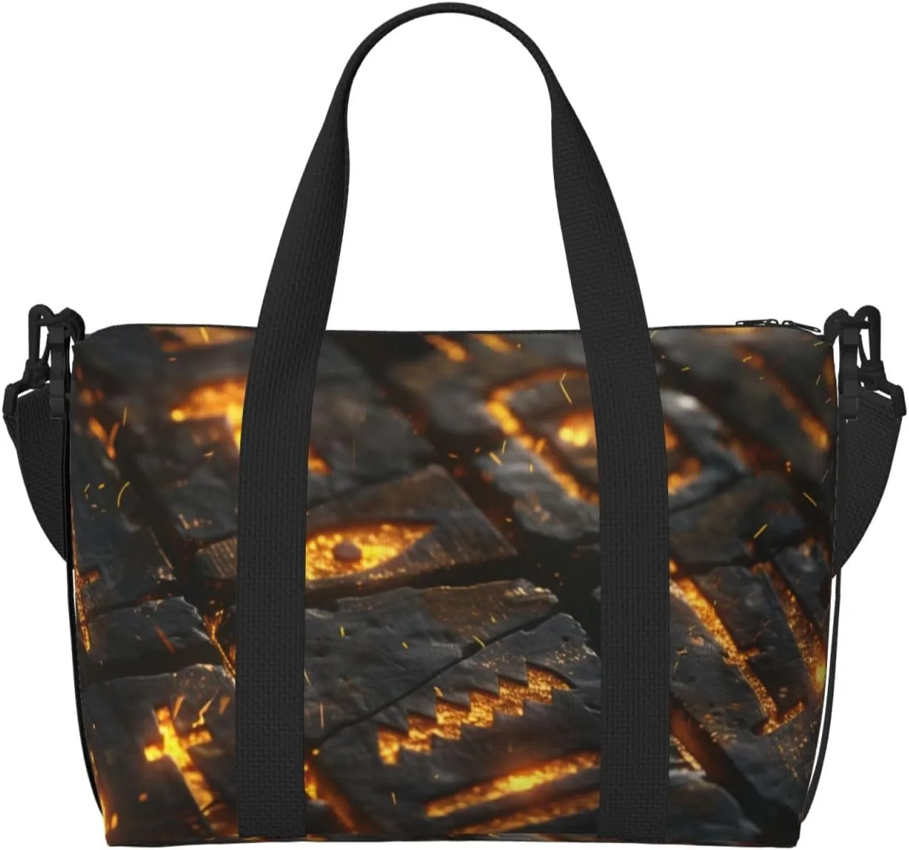 ancient Egyptian hierogly print Travel Duffel Bag, Sports Tote Gym Bag, Swim Pool Bag Large Shoulder Tote Bag for Beach Weekender, 202-406-121