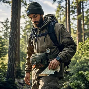 ARMYCAMO | Wolfwarriorx | L&Q army  Tactical Parachute Waist Pack Running Bag