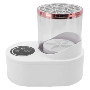 Asixxsix Electric Makeup Brush Cleaner, 850RPM Automatic Cosmetic Brushes Cleaner Tool with Timer for All Types of Makeup Brushes, Easy to Operate