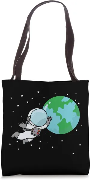 Astronaut’s View of Earth from Space Station Tote Bag