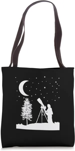 Astronomer Observing Stars Tote Bag