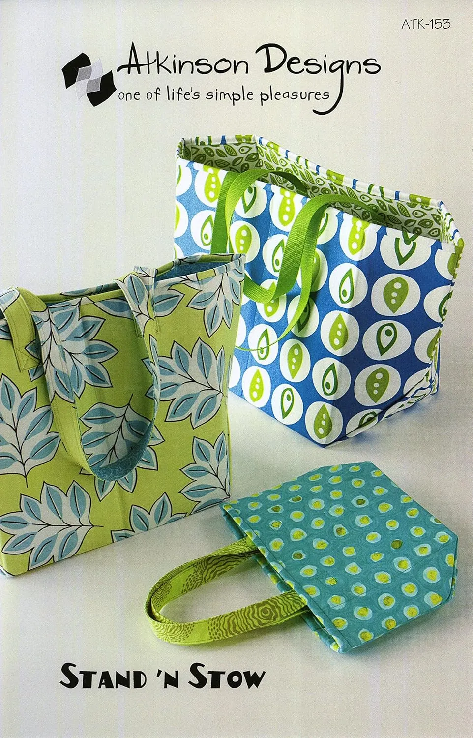 Atkinson Designs Stand and Stow Tote Bag Pattern