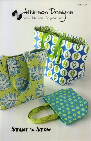 Atkinson Designs Stand and Stow Tote Bag Pattern