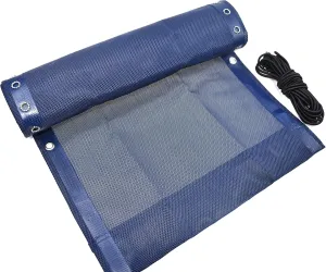 Azatemgo Zero-Gravity Chair Replacement Fabric Cover with Ropes, 63 x 17 inches (Blue)