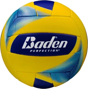 Baden | Beach Elite | Weather Resistant Cover   Raised Seem for Maximum Play | Official College Beach Volleyball | All Ages | Official Size 5 | Navy/Green/White | Official AVCA Beach Ball