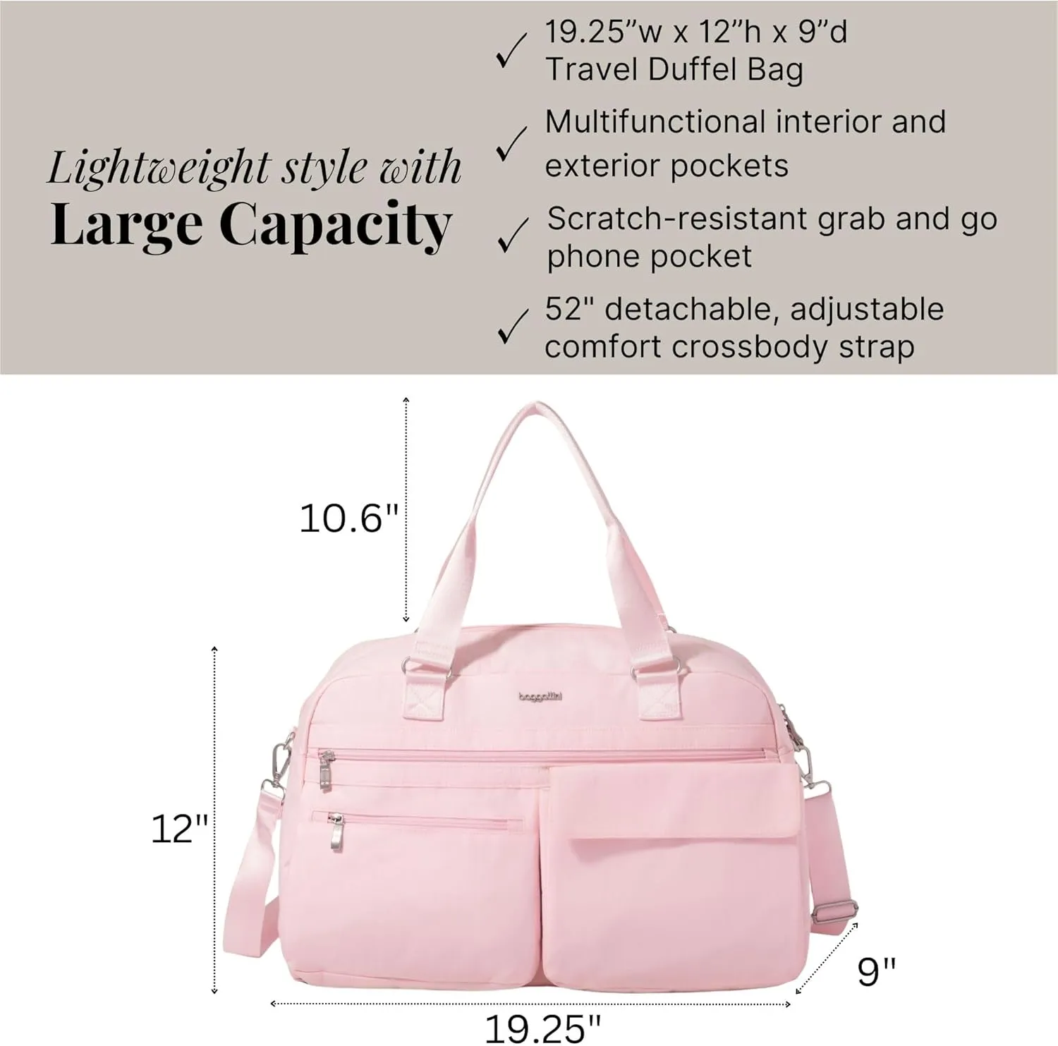 Baggallini Modern Everywhere Travel Duffel