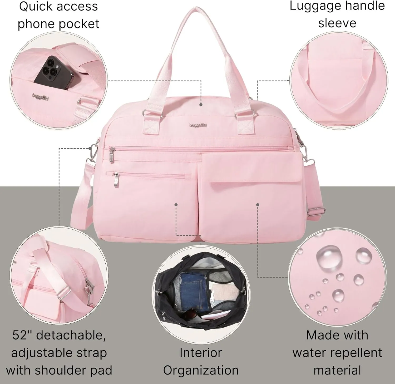 Baggallini Modern Everywhere Travel Duffel