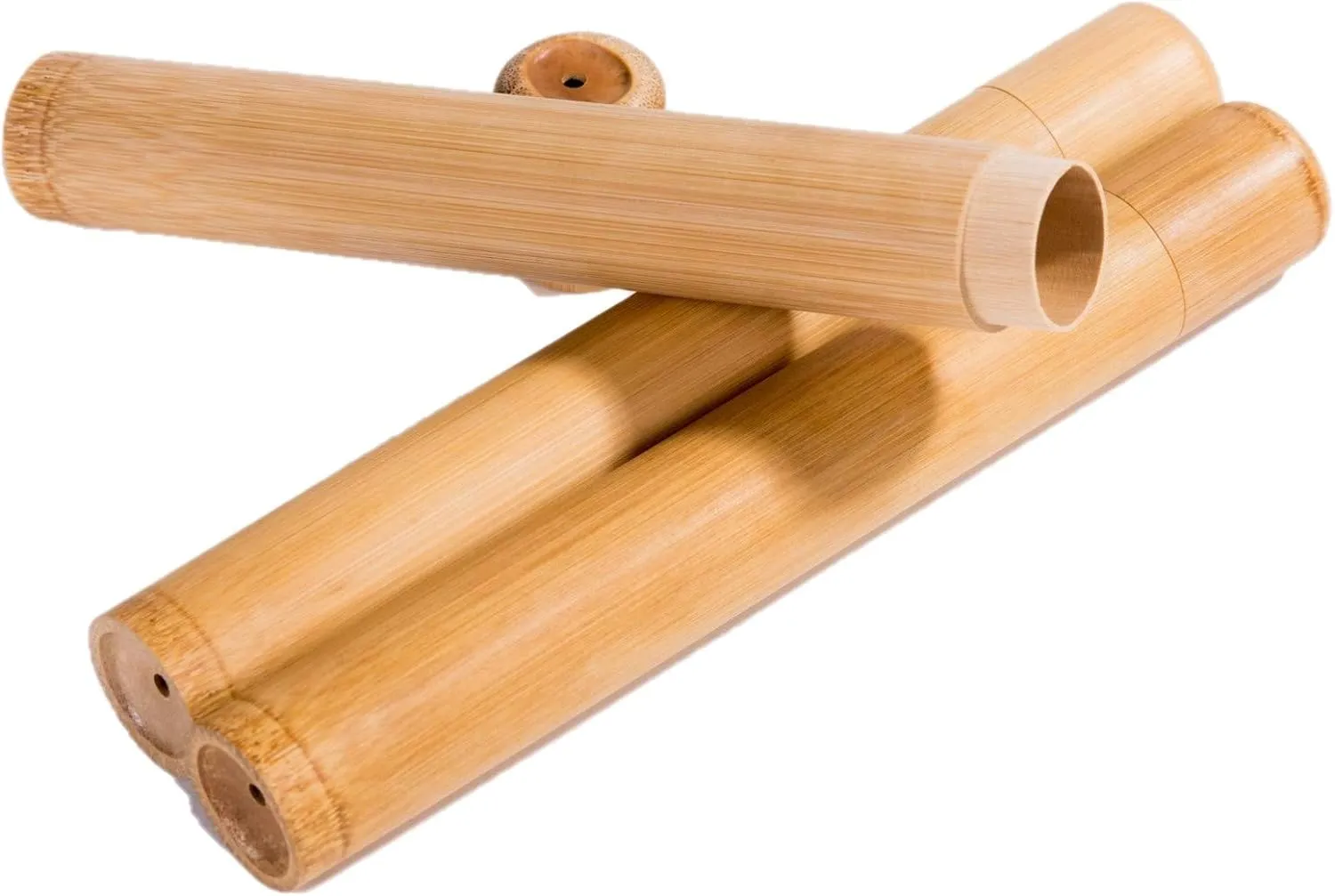 Bamboo Toothbrush Travel Case Pack of 6 Biodegradable and Eco Friendly