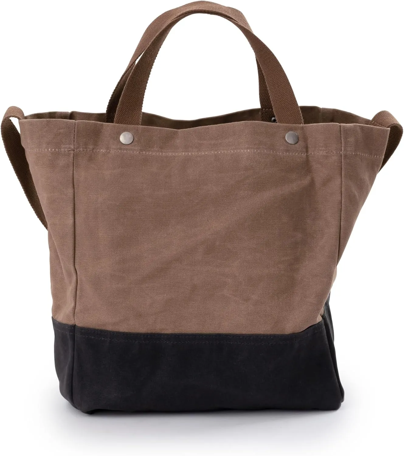 Barebones Neelum Large Waxed Canvas Tote Bags - Heavy Duty Canvas Bag and Reusable Grocery Bag