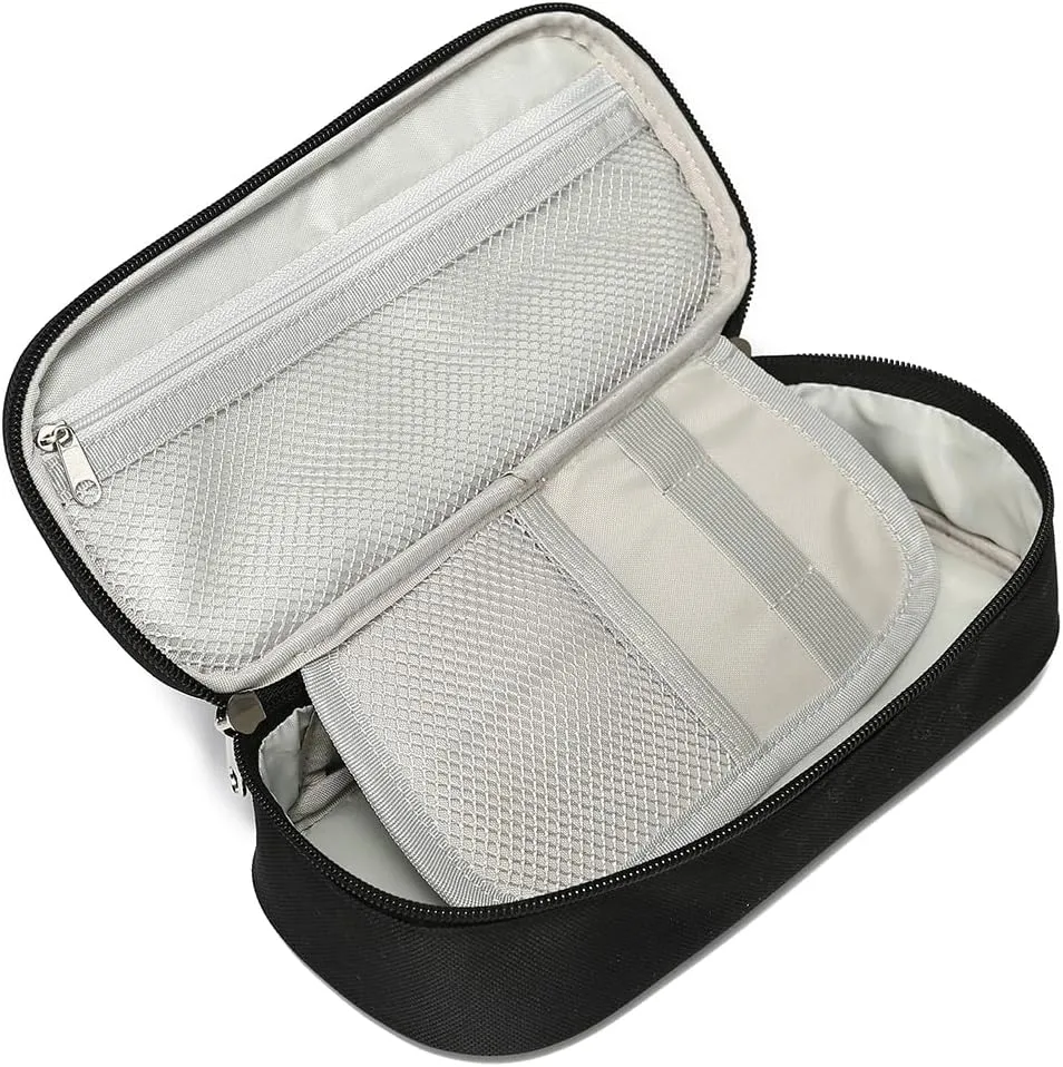 Baseball Pen Box Large Capacity Pen Bag With Zipper Pouch For Women Men