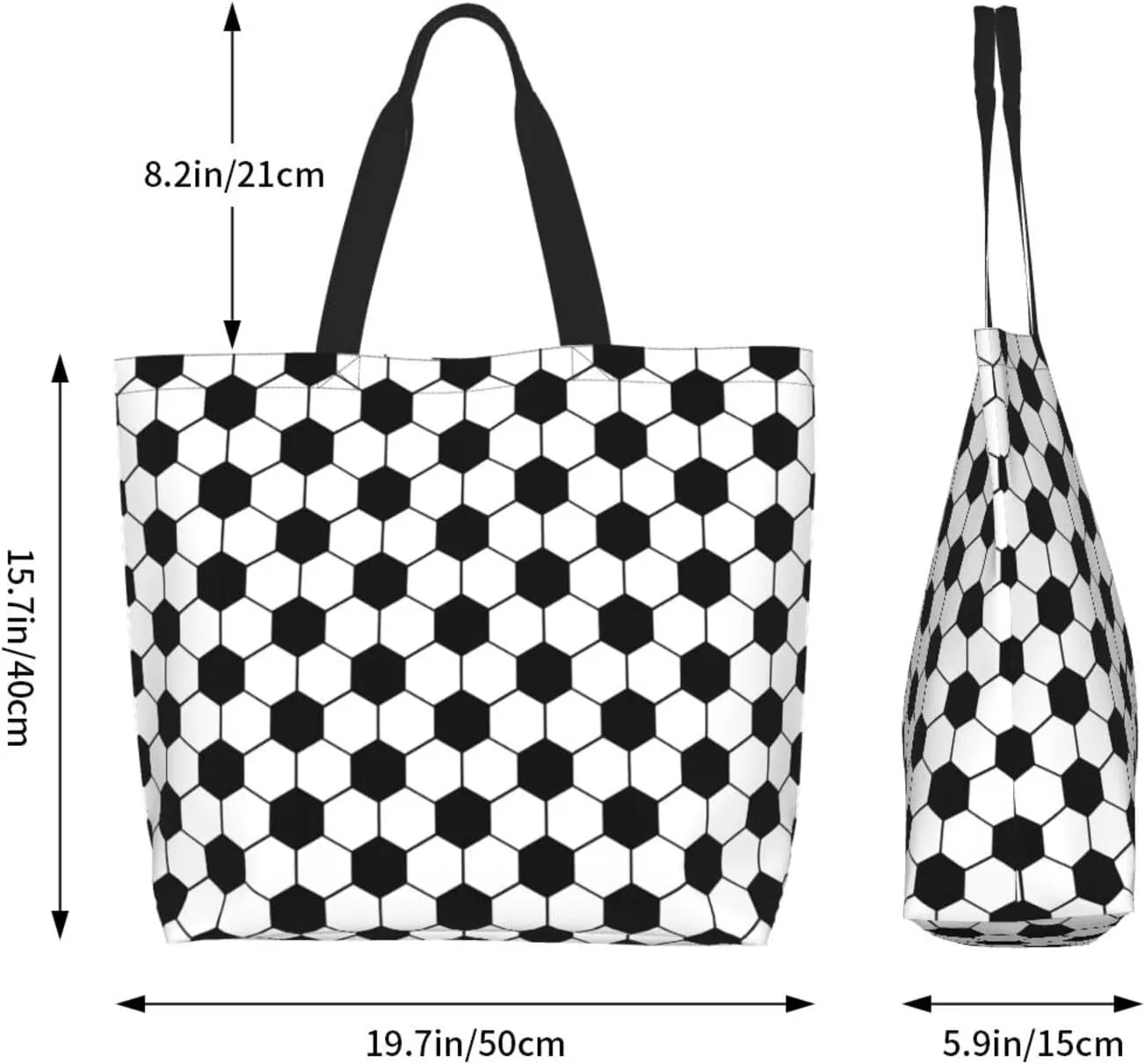 Baseball Tote Bag - Handbag, Shopping and Travel Bag for Sports Mom - Gifts for Women