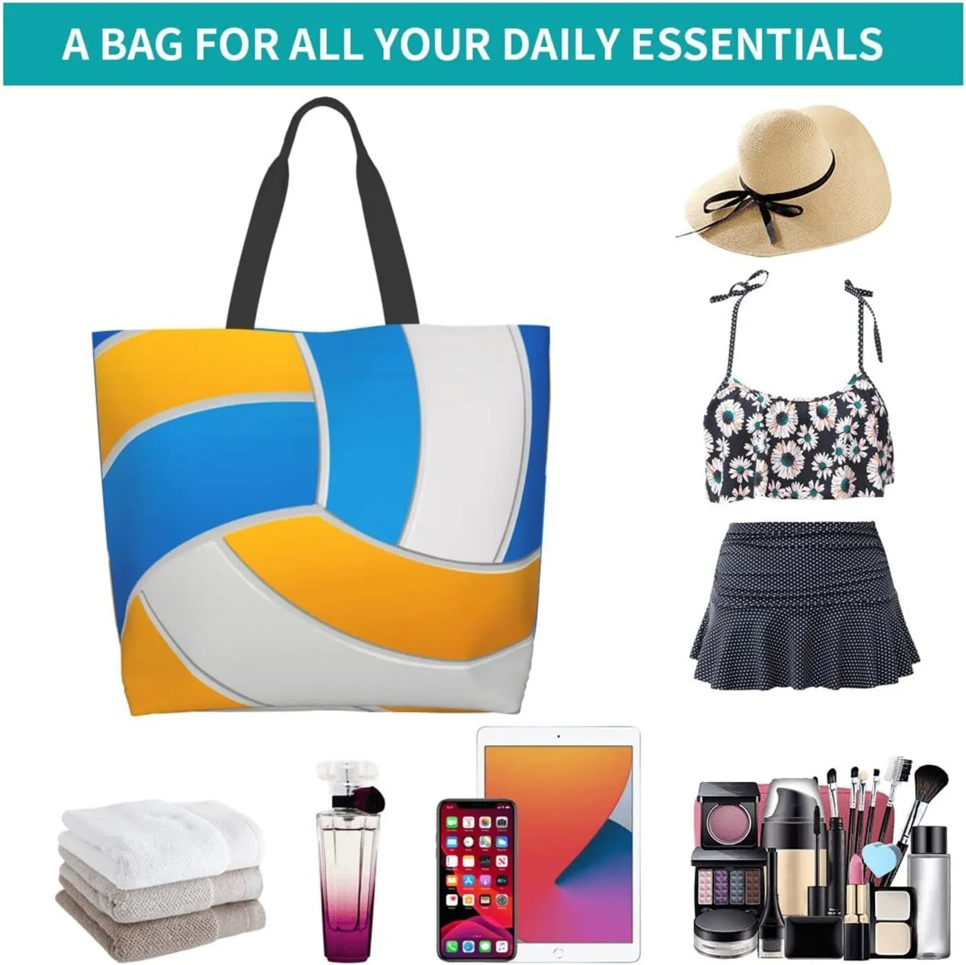 Baseball Tote Bag - Handbag, Shopping and Travel Bag for Sports Mom - Gifts for Women
