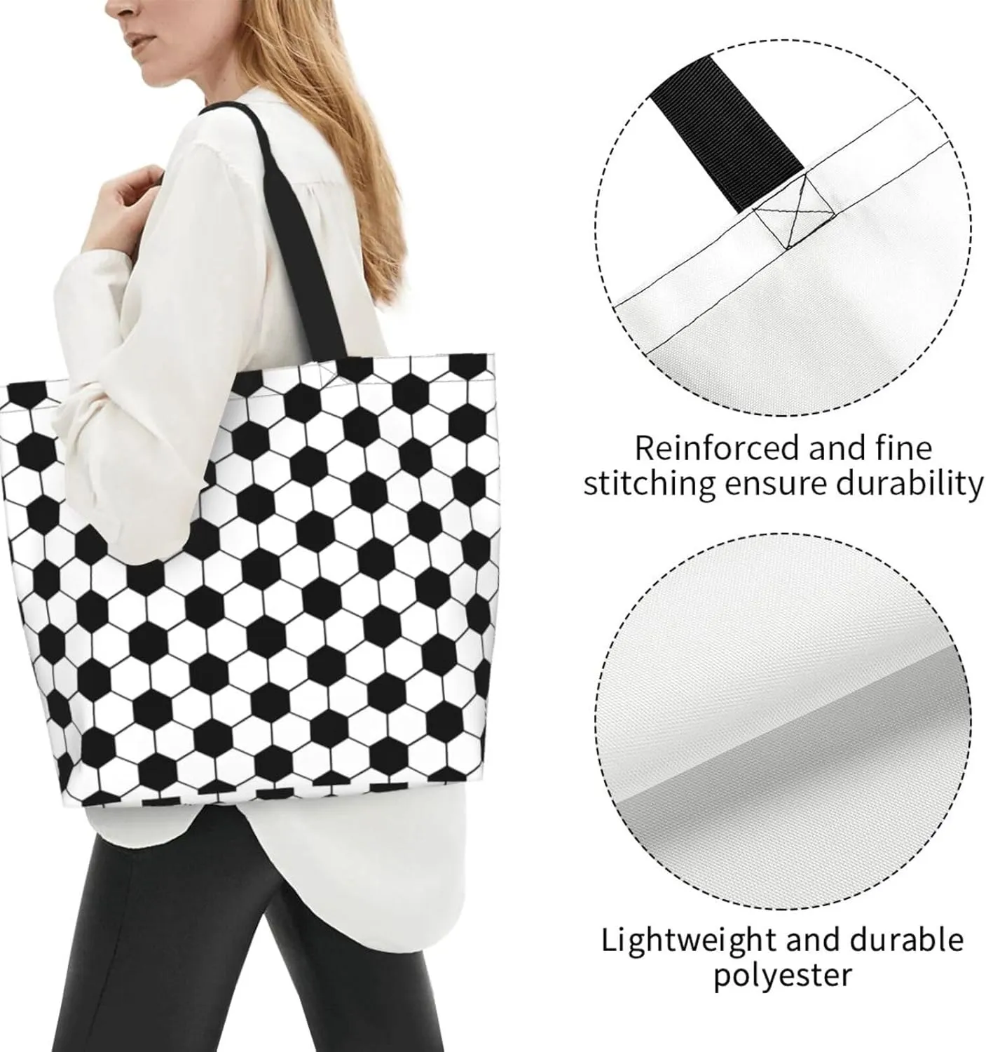 Baseball Tote Bag - Handbag, Shopping and Travel Bag for Sports Mom - Gifts for Women